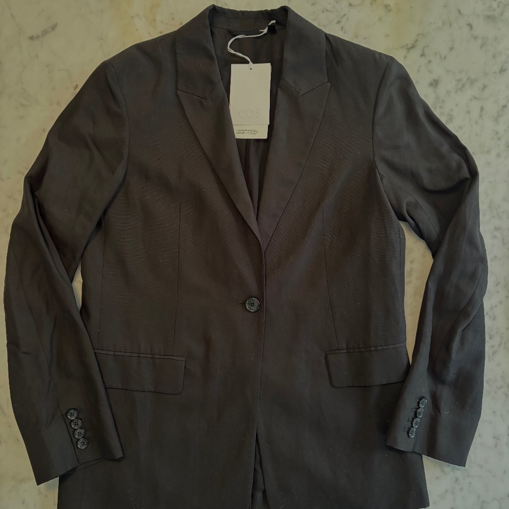 COS Black Blazer size 6 - brand new with tags